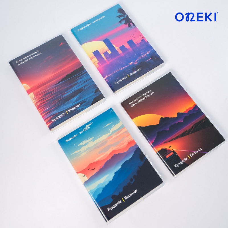 Ежедневник  A5 клетка, ONEKI, ON-15082-25K